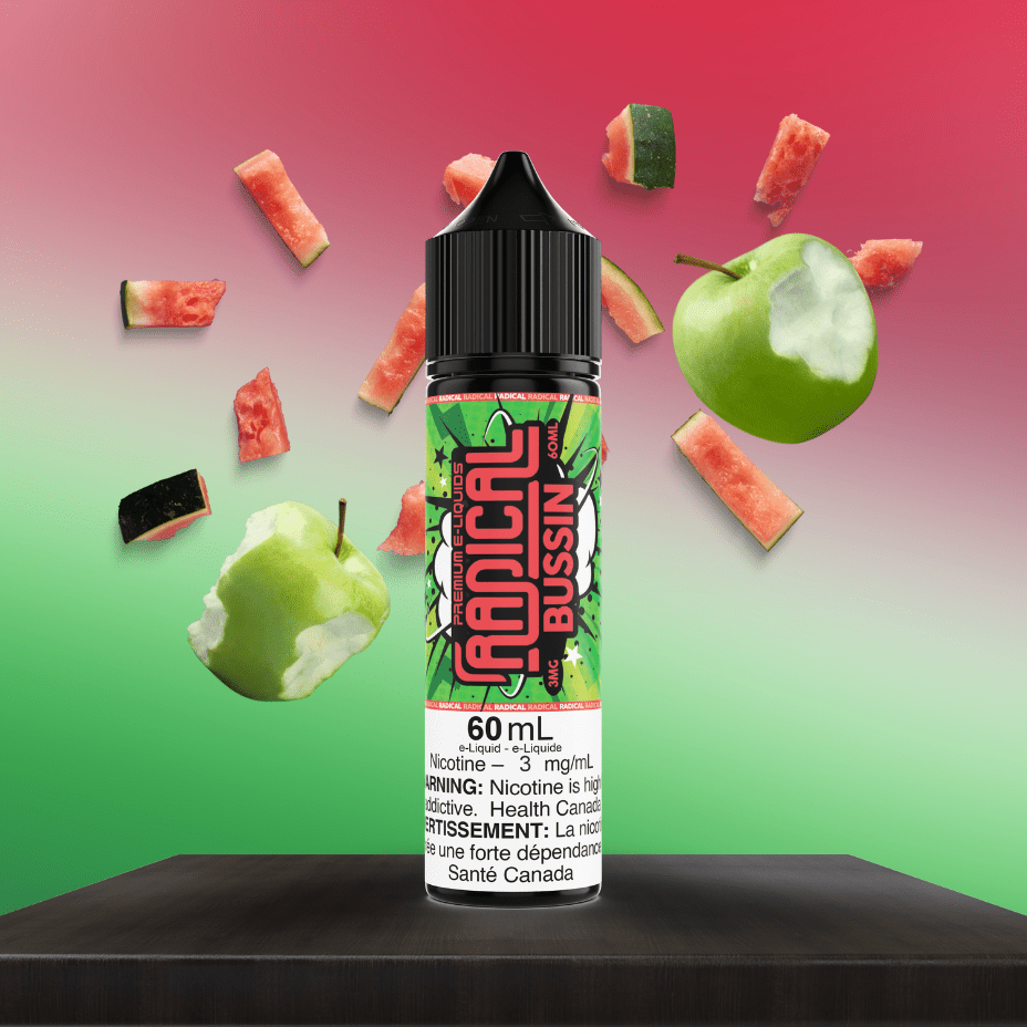 Bussin by Radical E-liquid 60ml / 3mg Brandon Vape SuperStore and Cannabis Manitoba Canada