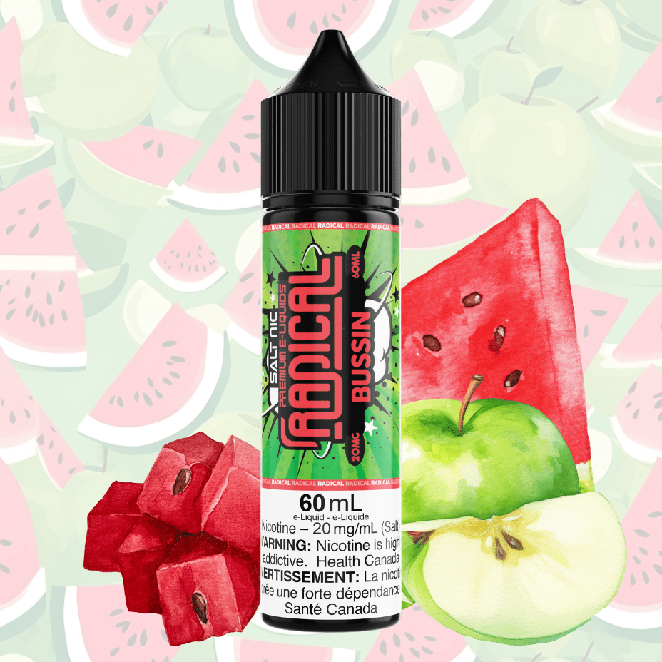 Bussin Salt by Radical E-liquid-60mL Brandon Vape SuperStore and Cannabis Manitoba Canada
