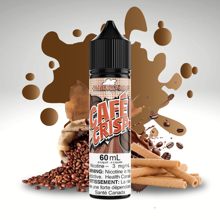 Cafe Crisp by Maverick E-Liquid 60ml / 3mg Brandon Vape SuperStore and Cannabis Manitoba Canada