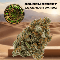 Cannazonia Golden Desert Luxe Sativa Flower-10g Brandon Vape SuperStore and Cannabis Manitoba Canada