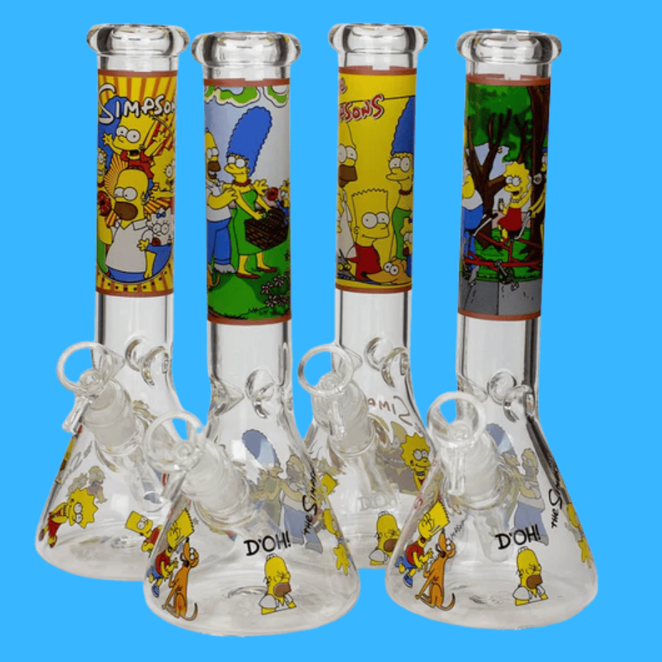 Cartoon Designer Bongs-10" Brandon Vape SuperStore and Cannabis Manitoba Canada