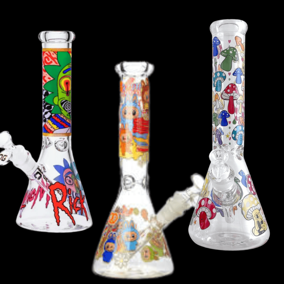 Cartoon Designer Bongs-10" Brandon Vape SuperStore and Cannabis Manitoba Canada