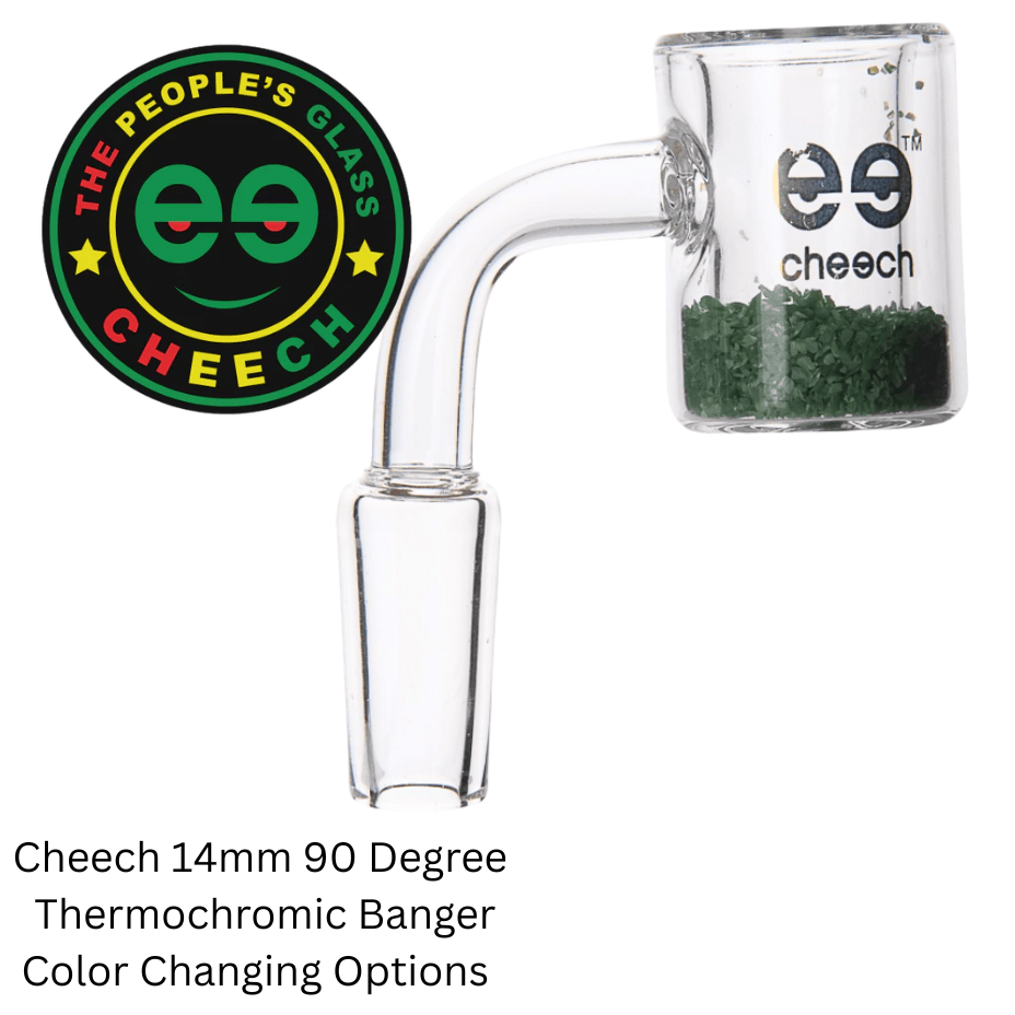 Cheech 14mm Thermochromic Banger-90Degree Brandon Vape SuperStore and Cannabis Manitoba Canada
