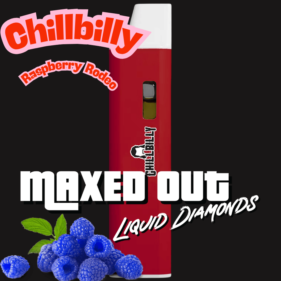 Chillbilly Maxed Out Raspberry Rodeo Liquid Diamond AIO Disposable Vape Brandon Vape SuperStore and Cannabis Manitoba Canada