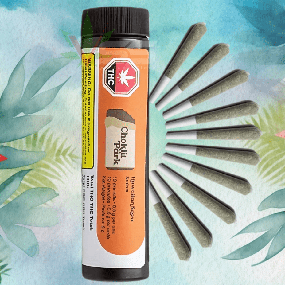 Choklit Park - Hawaiian Snow Pre-rolls 10x0.5g Brandon Vape SuperStore and Cannabis Manitoba Canada