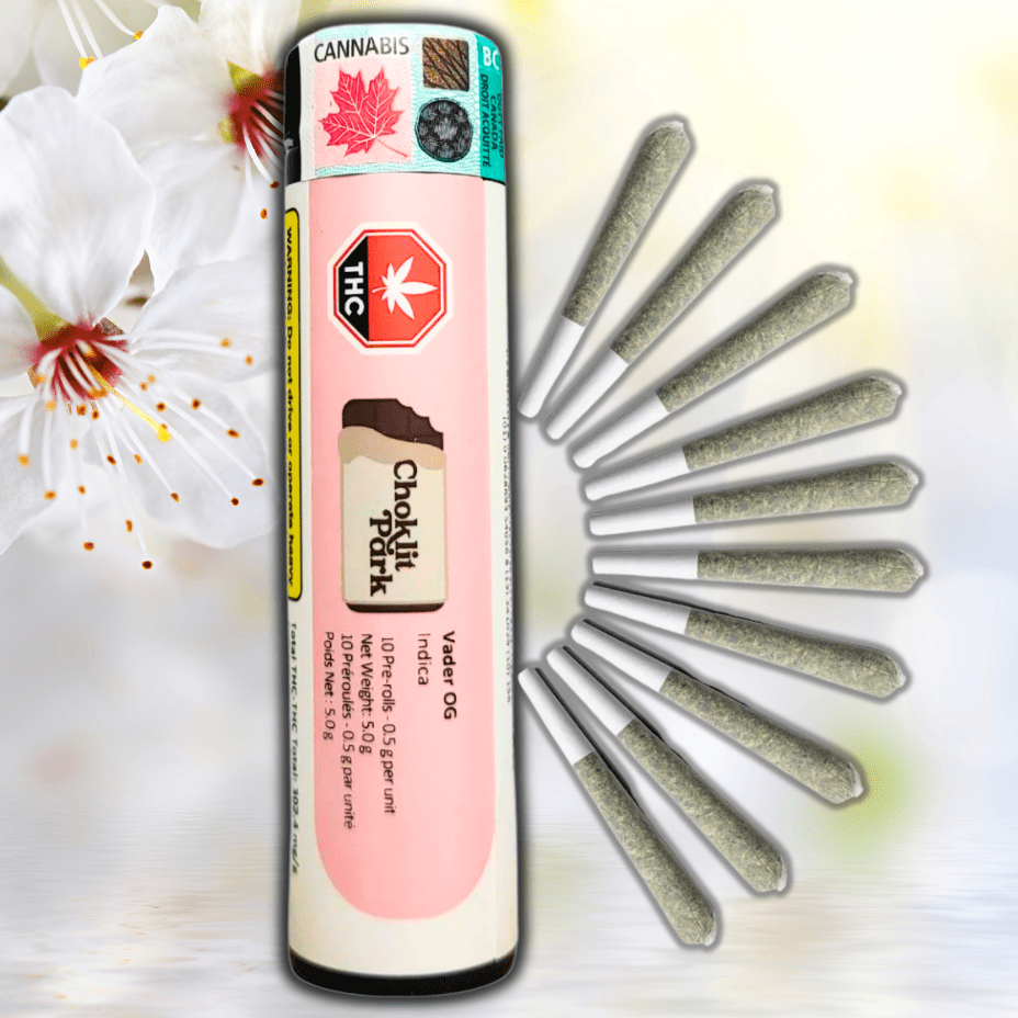 Choklit Park - Vader OG Pre-rolls 10x0.5g Brandon Vape SuperStore and Cannabis Manitoba Canada
