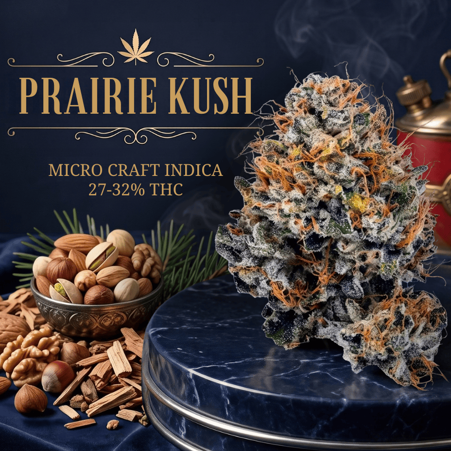 CLINCKE Craft Cannabis Prairie Kush Hybrid Flower - 7g Brandon Vape SuperStore and Cannabis Manitoba Canada