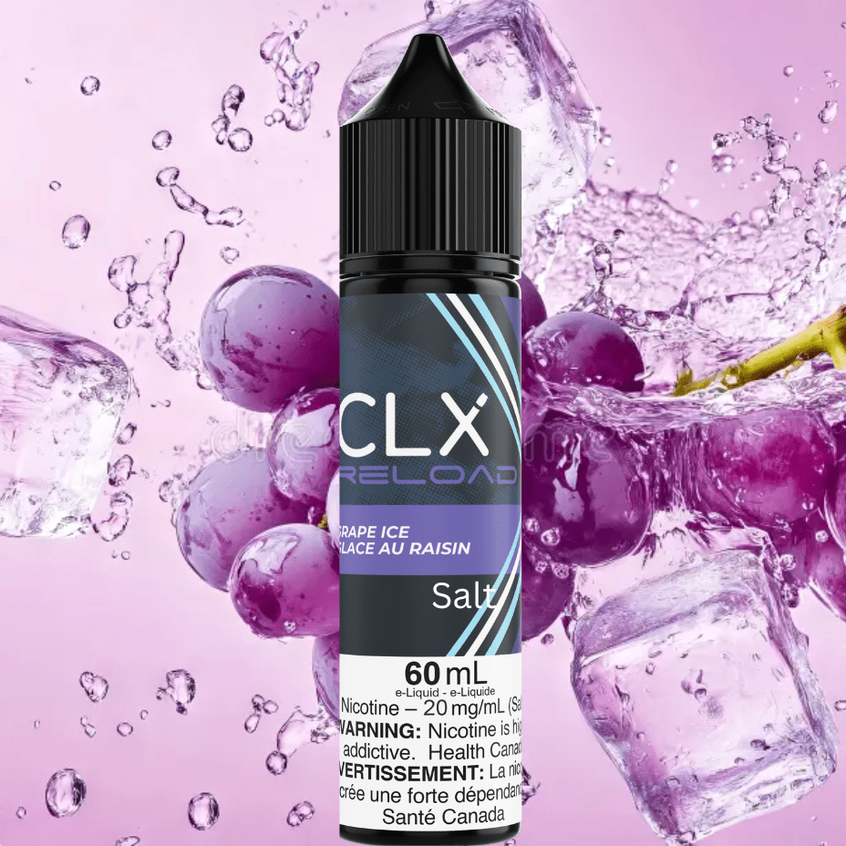 CLX Reload 60ml Salt-Grape Ice 20mg Brandon Vape SuperStore and Cannabis Manitoba Canada