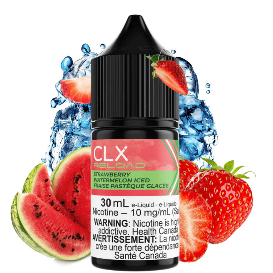 CLX Reload Salts-Strawberry Watermelon Iced 30ml / 10mg Brandon Vape SuperStore and Cannabis Manitoba Canada