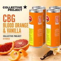 Collective Project Blood Orange THC-CBG Beverage-4x355ml Brandon Vape SuperStore and Cannabis Manitoba Canada