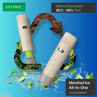 Coterie Menthol Ice Liquid Diamond Disposable-1g Brandon Vape SuperStore and Cannabis Manitoba Canada
