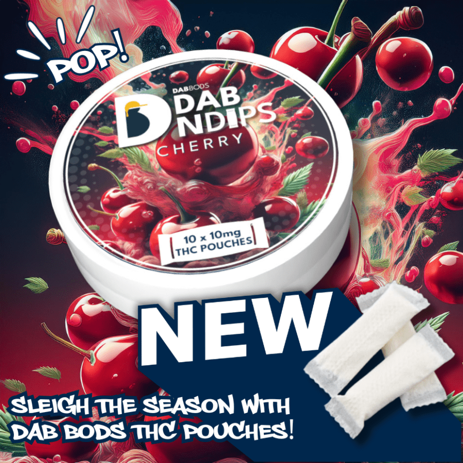 Dab Bods Dab N Dips THC Pouches-Cherry Brandon Vape SuperStore and Cannabis Manitoba Canada