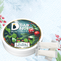 Dab Bods Dab N Dips THC Pouches - Wintergreen Brandon Vape SuperStore and Cannabis Manitoba Canada