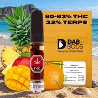 Dab Bods Hawaiian FSE Sativa Shatter 510 Cart - 1g Brandon Vape SuperStore and Cannabis Manitoba Canada
