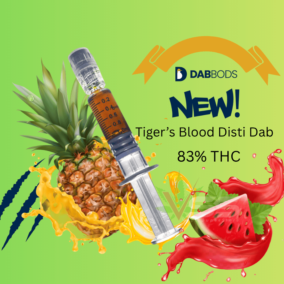 Dab Bods Tiger Blood Disti Dab Syringe-1g Brandon Vape SuperStore and Cannabis Manitoba Canada
