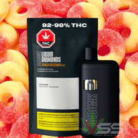 Debunk Peach Crescendo Indica Liquid Diamonds AIO Disposable-1g Brandon Vape SuperStore and Cannabis Manitoba Canada