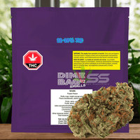 Dime Bag Purple Poison Hybrid Flower - 28g Brandon Vape SuperStore and Cannabis Manitoba Canada