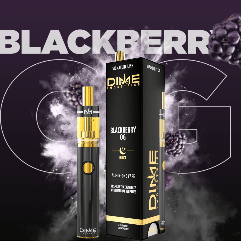 Dime Blackberry OG Liquid Diamond Disposable Vape-1g Brandon Vape SuperStore and Cannabis Manitoba Canada