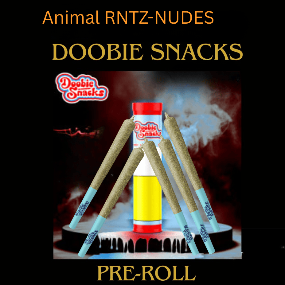 Doobie Snacks Animal Kush NUDE Hybrid Pre-Rolls-5x0.5g Brandon Vape SuperStore and Cannabis Manitoba Canada