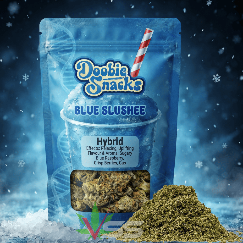Doobie Snacks Blue Slushee Infused Milled Hybrid Flower - 7g Brandon Vape SuperStore and Cannabis Manitoba Canada