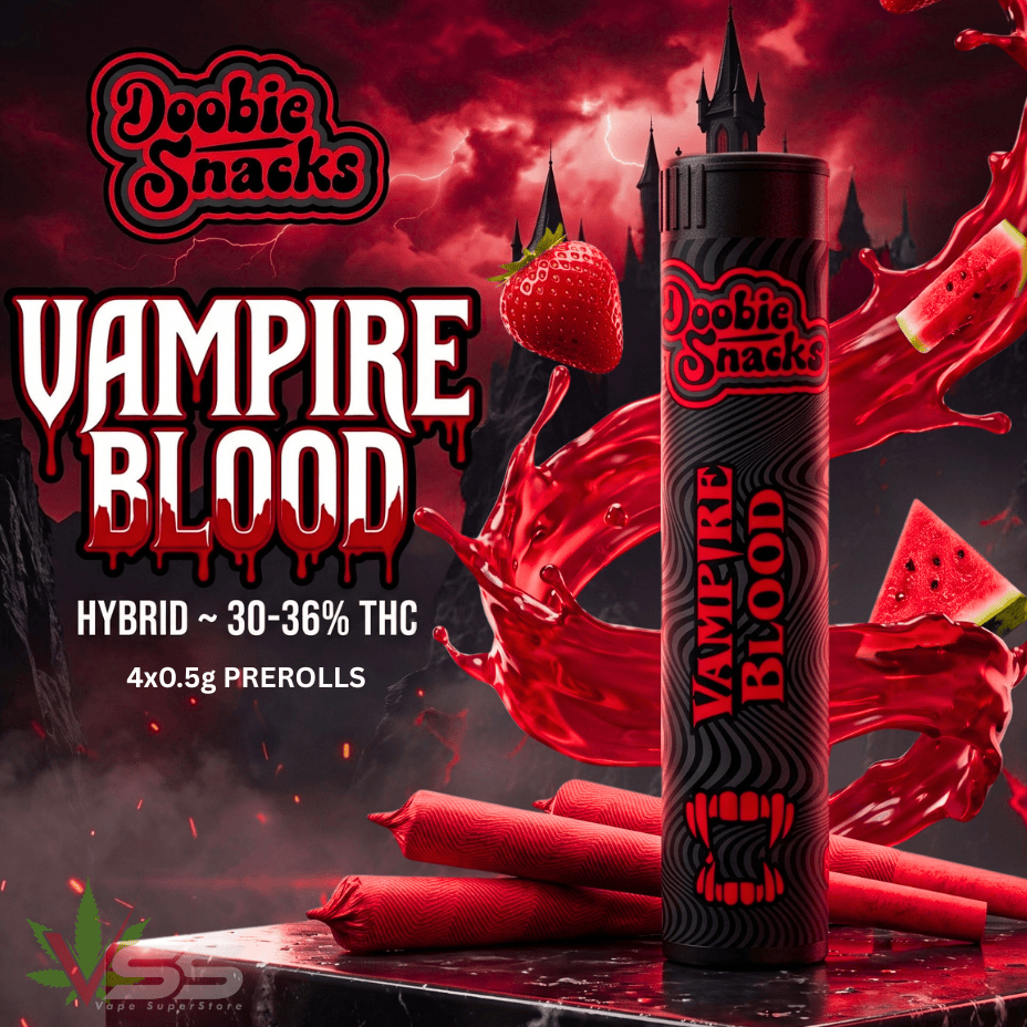 Doobie Snacks Vampire Blood Hybrid Pre-Rolls - 4x0.5g Brandon Vape SuperStore and Cannabis Manitoba Canada