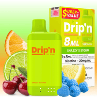Drip'n by Envi 16K Disposable Vape - Snazzy S Storm 8mL / 16000 Puffs / 20mg Brandon Vape SuperStore and Cannabis Manitoba Canada