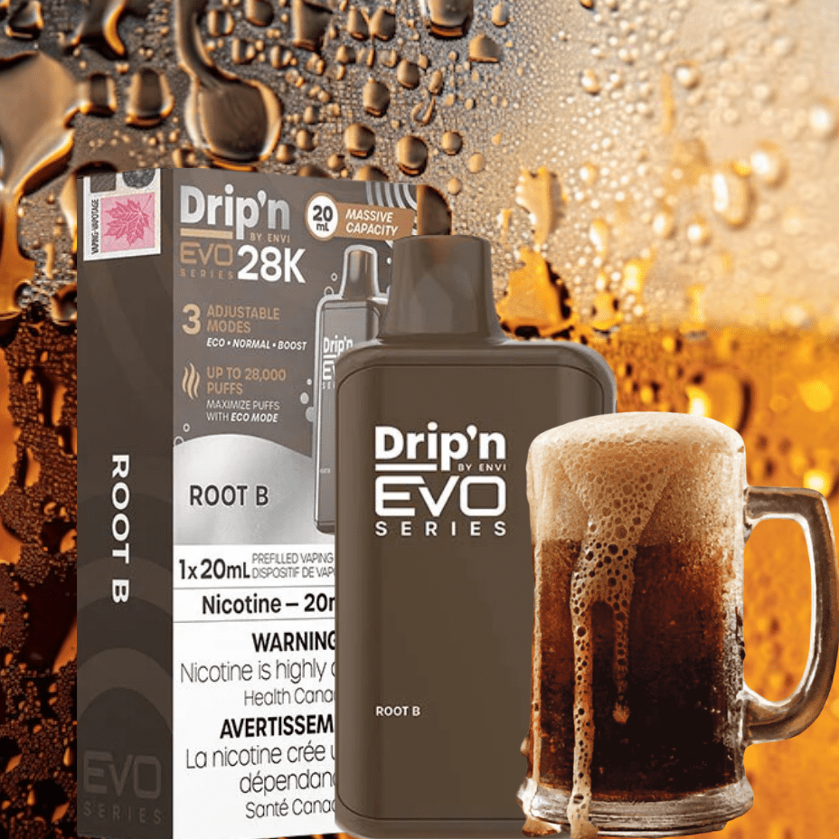 Drip'n by Envi EVO 28k Disposable Vape-Root B 28000 Puffs / 20mg Brandon Vape SuperStore and Cannabis Manitoba Canada
