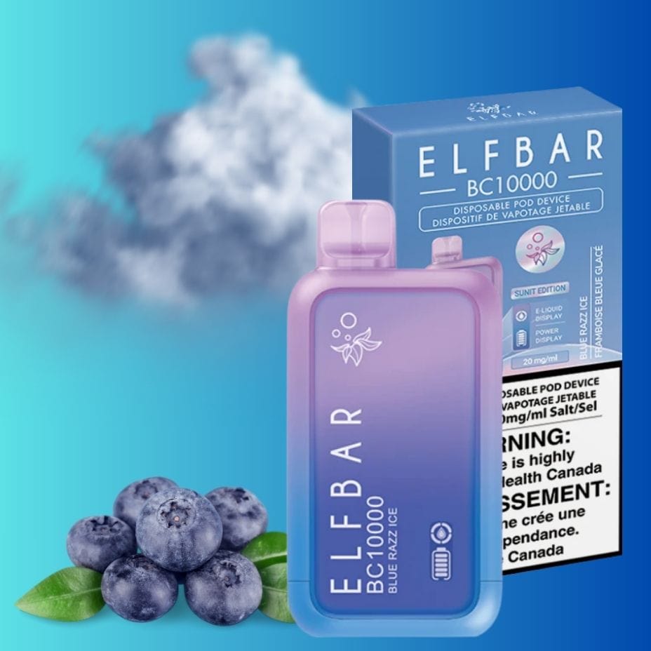 ElfBar BC10000 Disposable Vape-Blue Cloudz Brandon Vape SuperStore and Cannabis Manitoba Canada