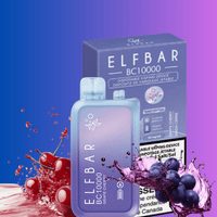ElfBar BC10000 Disposable Vape-Grape Cherry Brandon Vape SuperStore and Cannabis Manitoba Canada