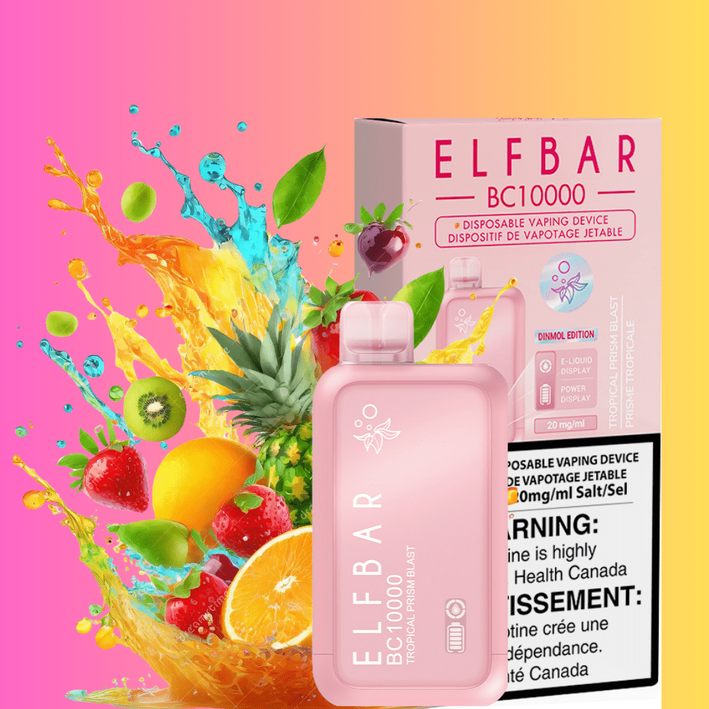 ElfBar BC10000 Disposable Vape-Tropical Prism Brandon Vape SuperStore and Cannabis Manitoba Canada