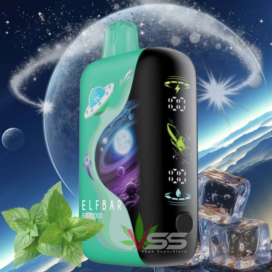 ELFBAR FS70K Disposable Vape - Miami Mint 70000 / 20mg Brandon Vape SuperStore and Cannabis Manitoba Canada