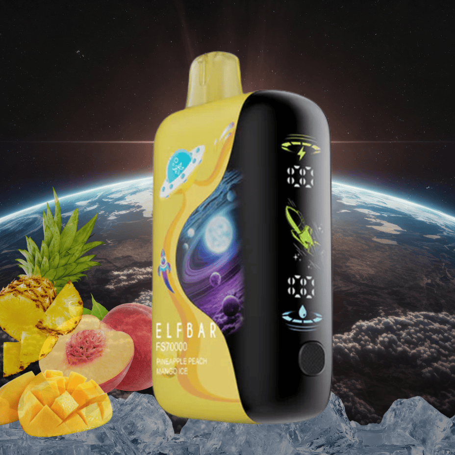ELFBAR FS70K Disposable Vape - Pineapple Peach Mango Ice 70000 Puffs / 20mg Brandon Vape SuperStore and Cannabis Manitoba Canada
