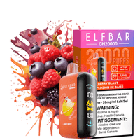 ElfBar GH20K Disposable Vape-Berry Blast Brandon Vape SuperStore and Cannabis Manitoba Canada