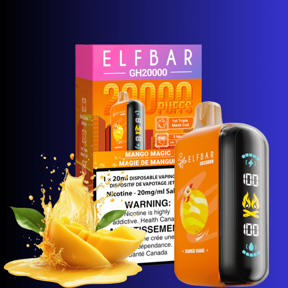 ElfBar GH20K Disposable Vape-Mango Magic Brandon Vape SuperStore and Cannabis Manitoba Canada