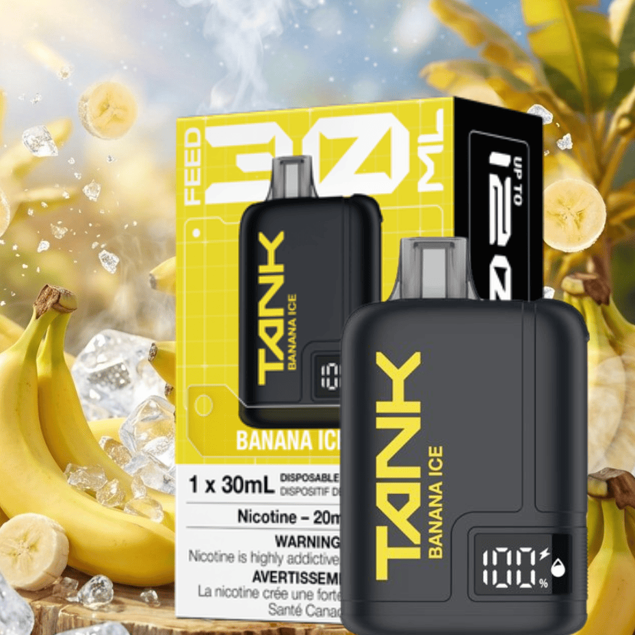 Feed Tank 120k Disposable Vape-Banana Ice Brandon Vape SuperStore and Cannabis Manitoba Canada