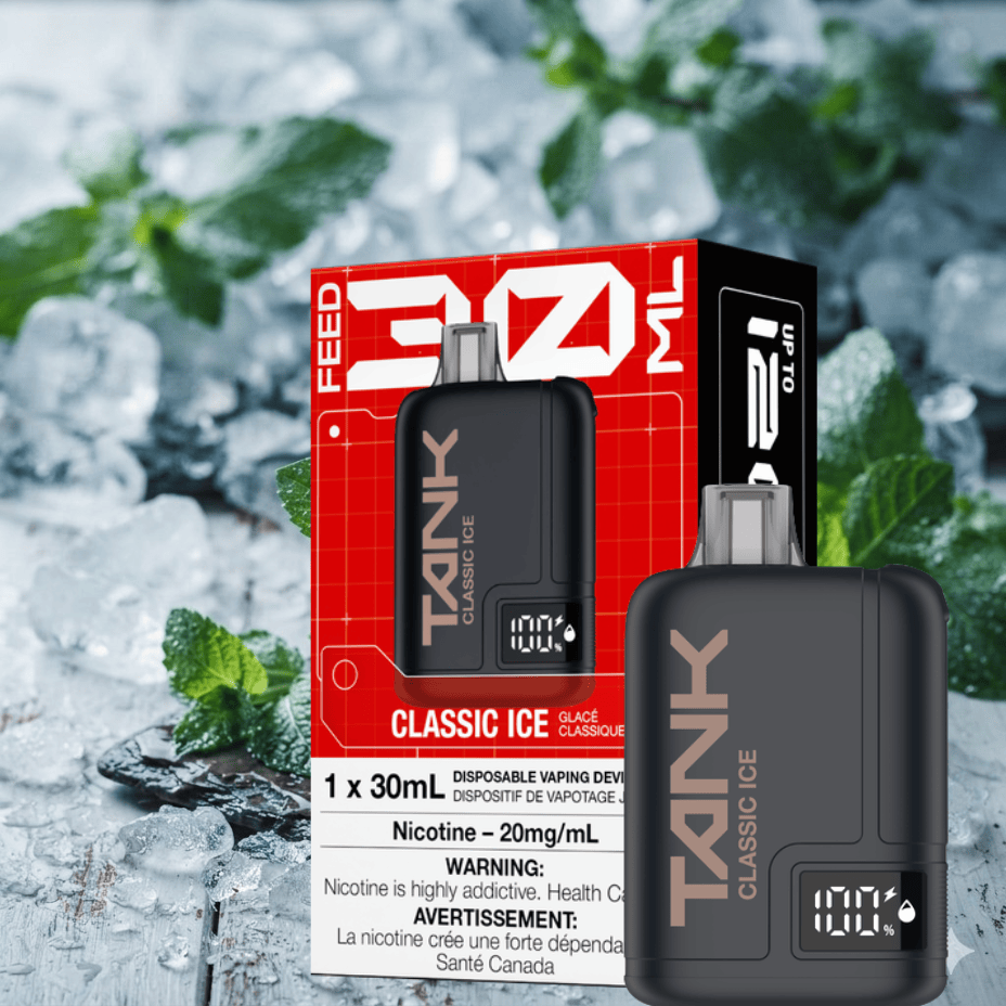 Feed Tank 120k Disposable Vape-Classic Ice 100000 Puffs / 20mg Brandon Vape SuperStore and Cannabis Manitoba Canada