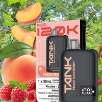 Feed Tank 120k Disposable Vape-Peach Raspberry 120000 Puffs / 20mg Brandon Vape SuperStore and Cannabis Manitoba Canada