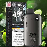 Flavour Beast Alpha 80K Disposable Vape-Cool Cucumber Lime Iced Brandon Vape SuperStore and Cannabis Manitoba Canada