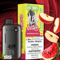 Flavour Beast Alpha 80K Disposable Vape-Gushin Watermelon Apple 80000 Puffs / 20mg Brandon Vape SuperStore and Cannabis Manitoba Canada