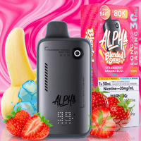 Flavour Beast Alpha 80K Disposable Vape-Strawberry Banana Bliss Iced 80000 Puffs / 20mg Brandon Vape SuperStore and Cannabis Manitoba Canada