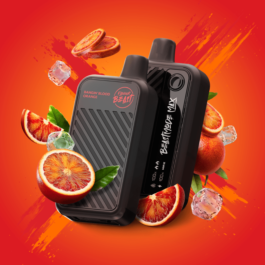 Flavour Beast Beast Mode Max 18k Disposable-Bangin' Blood Orange Iced 20ml / 18000 Puffs Brandon Vape SuperStore and Cannabis Manitoba Canada