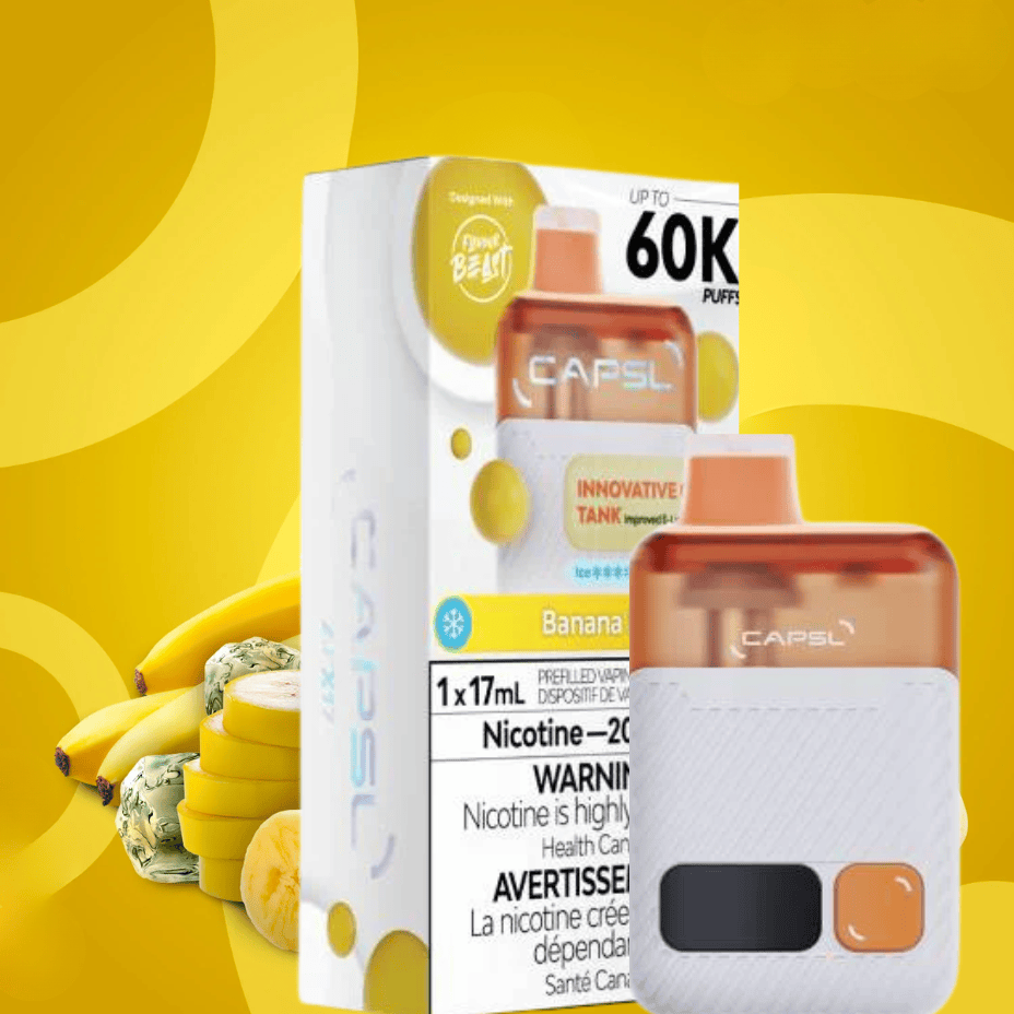 Flavour Beast CAPSL AFX17 60K Disposable Vape-Banana Ice 20mg/ml / 60K Brandon Vape SuperStore and Cannabis Manitoba Canada