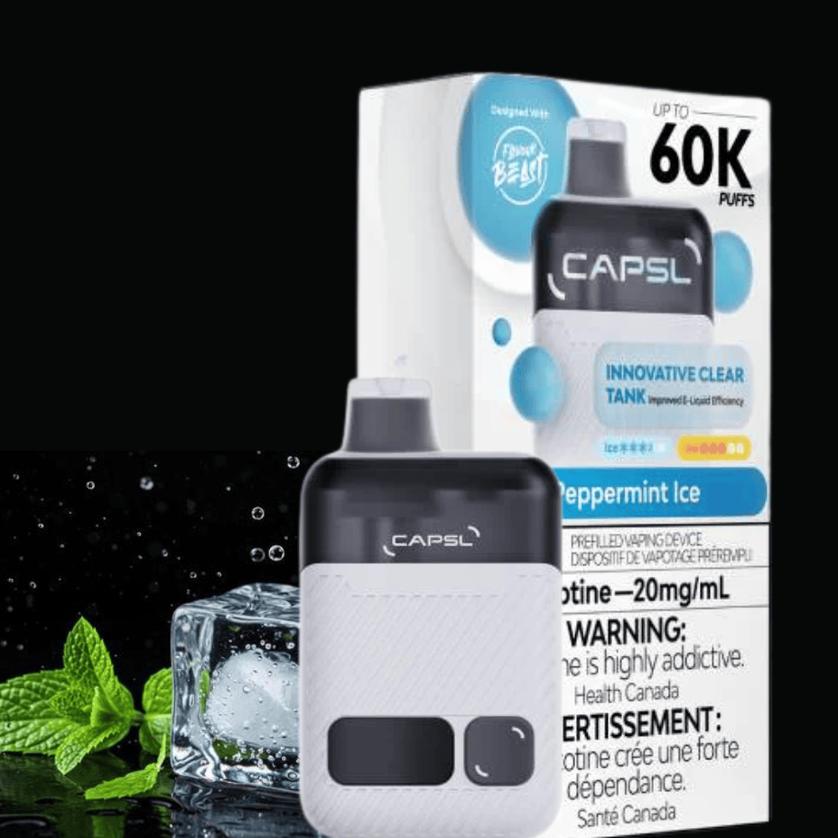 Flavour Beast CAPSL AFX17 60K Disposable Vape-Peppermint Ice 20mg/ml / 60K Brandon Vape SuperStore and Cannabis Manitoba Canada