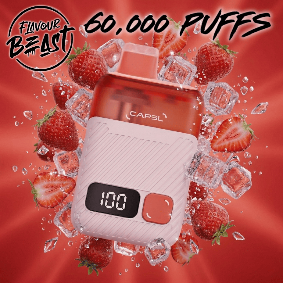 Flavour Beast CAPSL AFX17 60K Disposable Vape-Strawberry Ice 20mg/ml / 60K Brandon Vape SuperStore and Cannabis Manitoba Canada