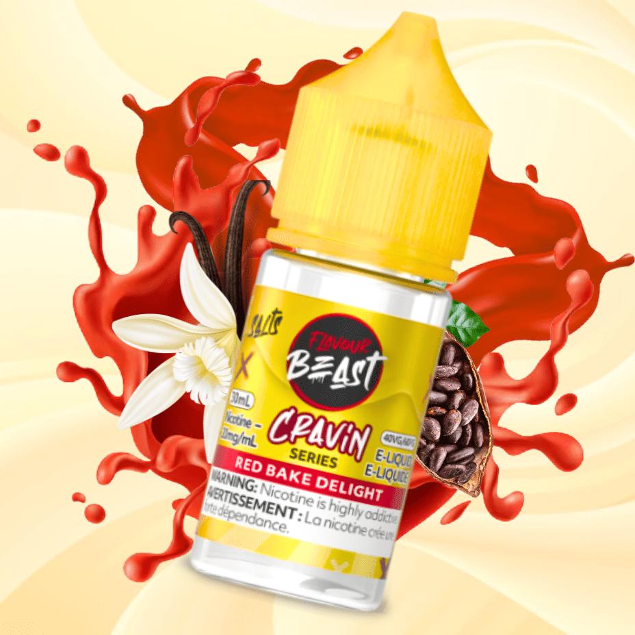 Flavour Beast Cravin' Salts-Red Bake Delight 20mg / 30mL Brandon Vape SuperStore and Cannabis Manitoba Canada