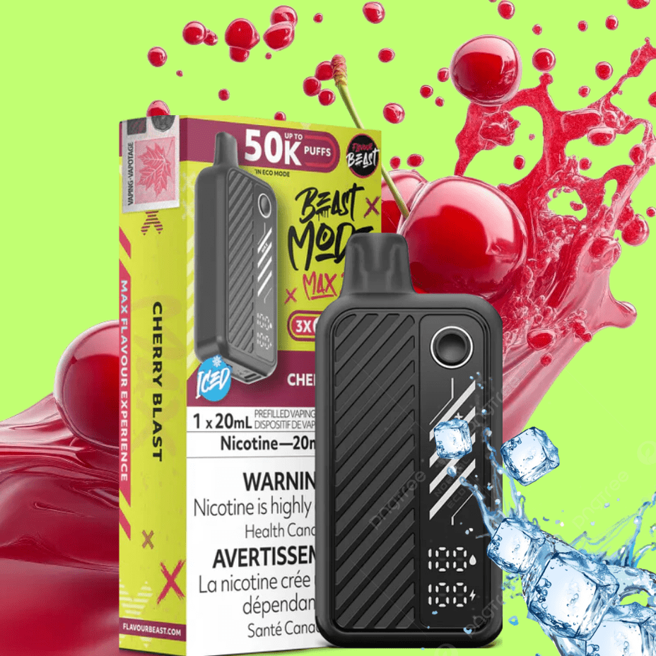 Flavour Beast Max 2 Disposable Vape-Cherry Blast Brandon Vape SuperStore and Cannabis Manitoba Canada