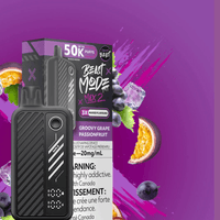 Flavour Beast Max 2 Disposable Vape-Groovy Grape Passionfruit Iced Brandon Vape SuperStore and Cannabis Manitoba Canada