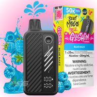 Flavour Beast Max 2 Disposable Vape-Gushin Blue Razz 20mg / 50000 Puffs Brandon Vape SuperStore and Cannabis Manitoba Canada