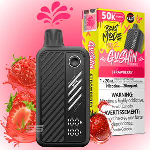 Flavour Beast Max 2 Disposable Vape-Gushin Strawberry 20mg / 50000 Puffs Brandon Vape SuperStore and Cannabis Manitoba Canada