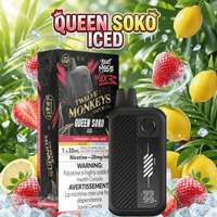 Flavour Beast Mode Max 3 60K Disposable Vape - 12 Monkeys Queen Soko Iced 60000 Puffs / 20mg Brandon Vape SuperStore and Cannabis Manitoba Canada